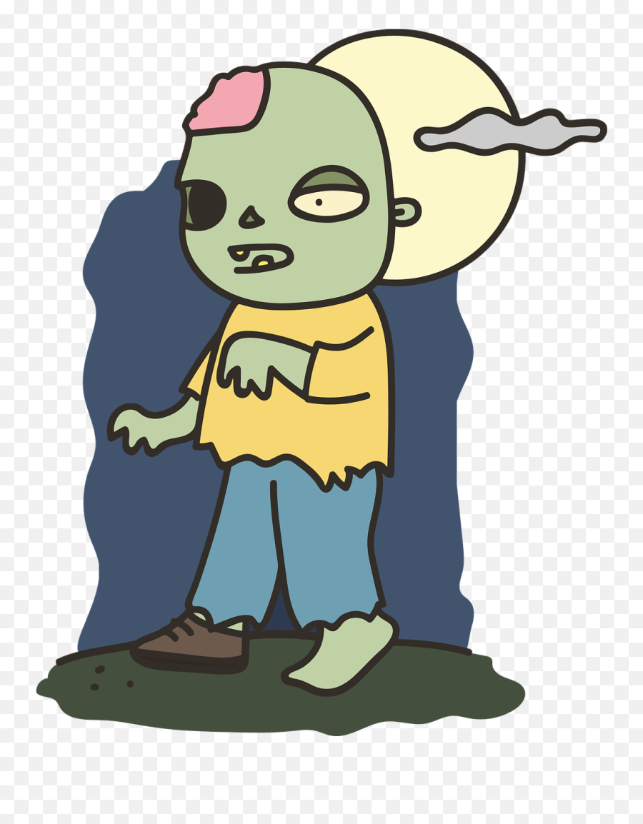 Zombie Halloween Walker Dead Living - Portable Network Graphics Emoji,Walker Emoji