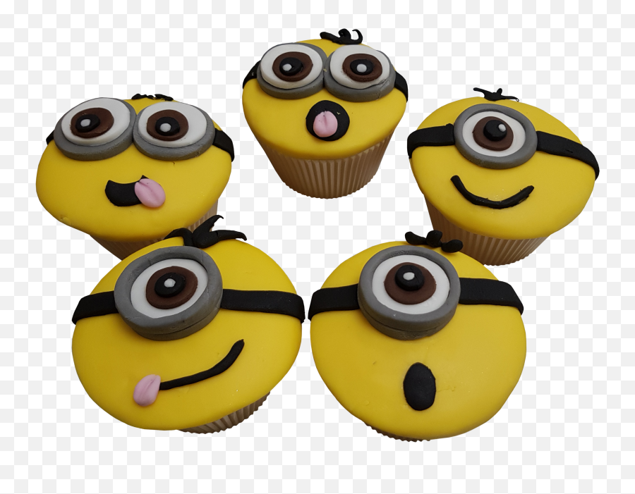 Minion Cupcake Course - Happy Emoji,Minion Emoticon