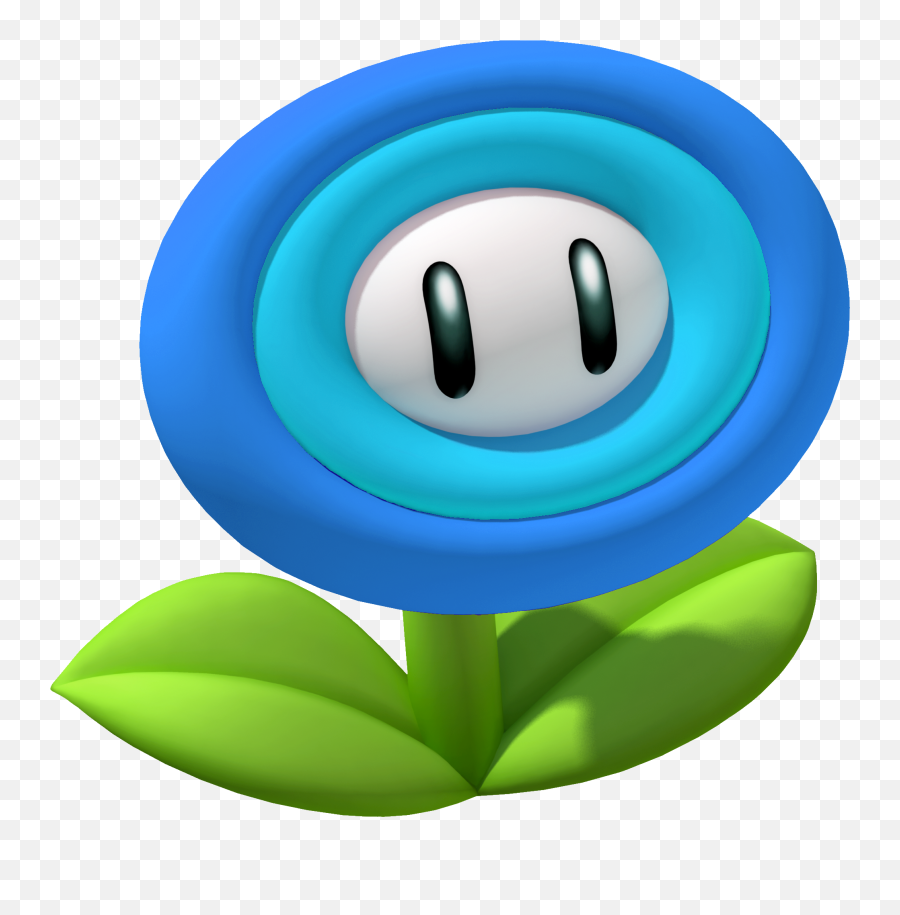 Level 4 Mario Memrise - Ice Flower From Mario 2057x1991 Emoji,Emoticon For Blue Flower