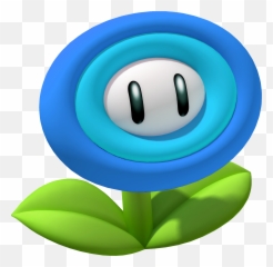 Level 4 Mario Memrise - Ice Flower From Mario 2057x1991 Emoji,Emoticon For Blue Flower