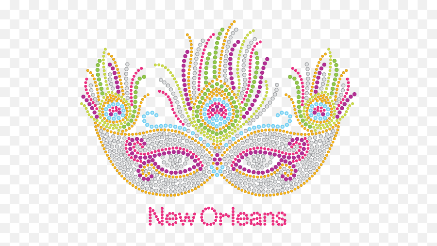 Mardi Gras Rhinestone Mask With Silver Accents And Feathers Emoji,Keyboard Emoji Mardi Gras Mask Image