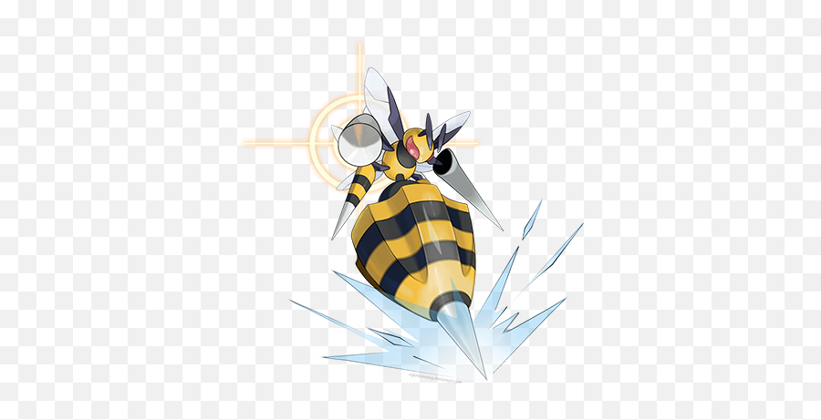 Download Sunmoon - Mega Beedrill Pokemon Mega Beedrill Mega Beedrill Emoji,Mega Emoji