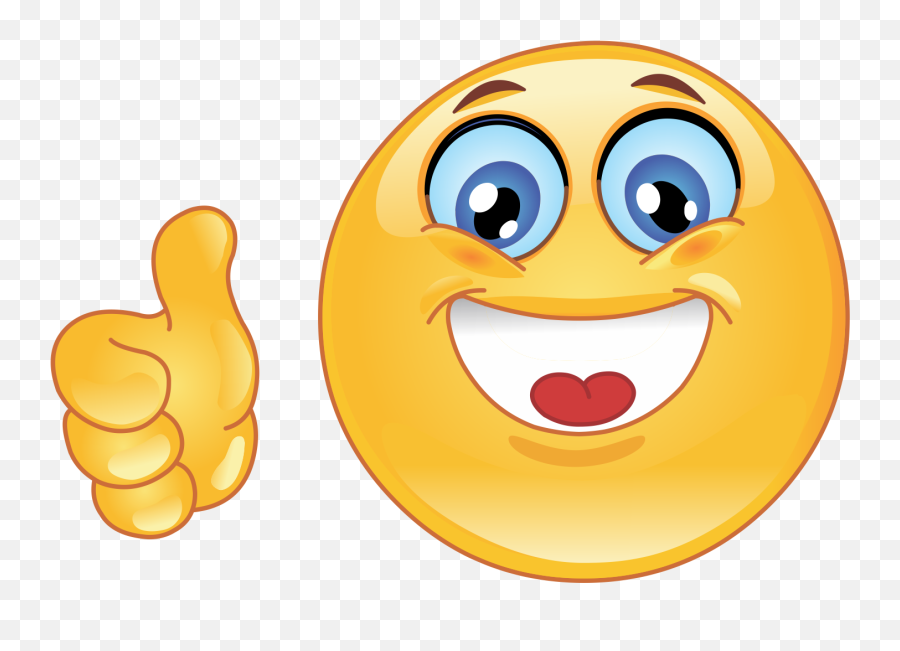 Thumb Up Emoji Decal - Thumbs Up Emoticon,Thumbs Up Emoji Clipart