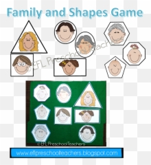 Eslefl Preschool Teachers Family Theme For Esl - Family Preschool Worksheet Shapes Emoji,Emotion Faces For Preschoolers