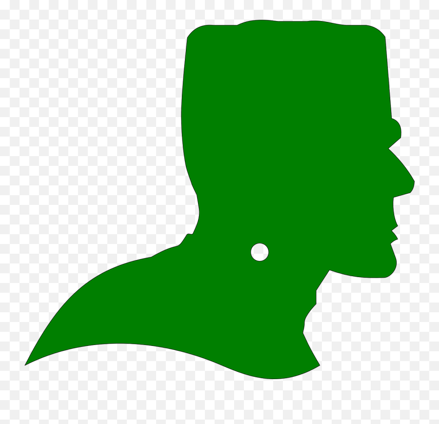 Zombiemonsterfrankensteinsilhouettegreen - Free Image The Monster Emoji,Frankenstein Emoji