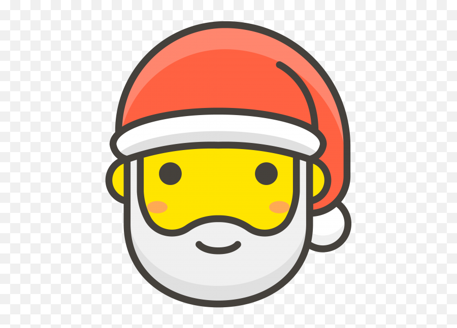 Santa Claus Emoji - Emoji Santa Claus Png,Facebook Santa Claus Emoticon