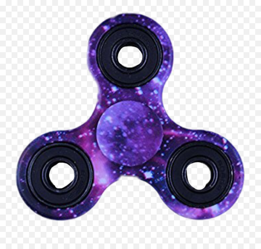 Fidget Spinner Sticker - Galaxy Fidget Spinner Png Emoji,Fidget Spinner With Emojis