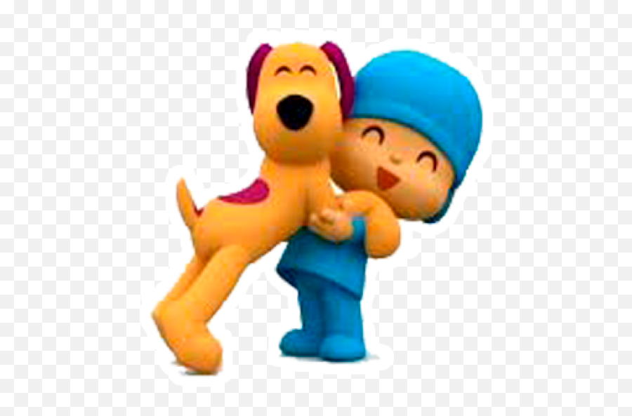 Sticker Maker - Pocoyo U0026 Friends Happy Emoji,Emoticon Dito Medio Iphone