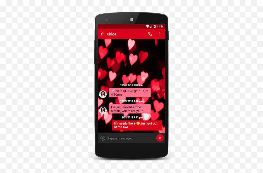 Valentines Day Theme For - Girly Emoji,Chompsms Emoji Add On