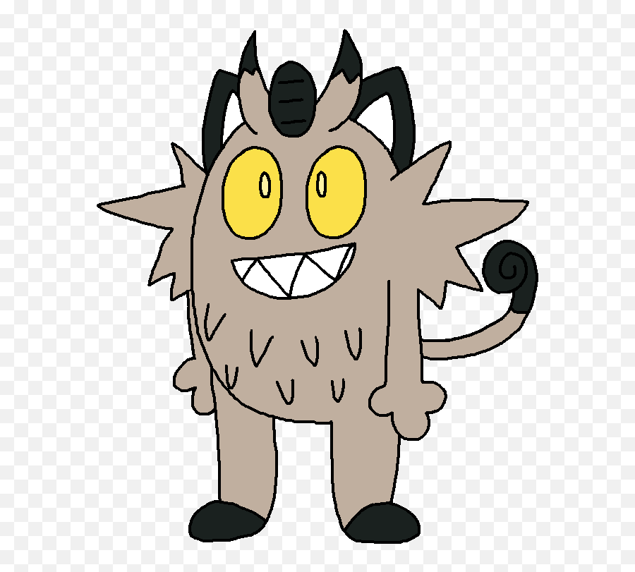 Galarian Meowth By Blockshapedcat On Newgrounds - Galarian Meowth Transparent Emoji,Pokemon Emoji Quiz