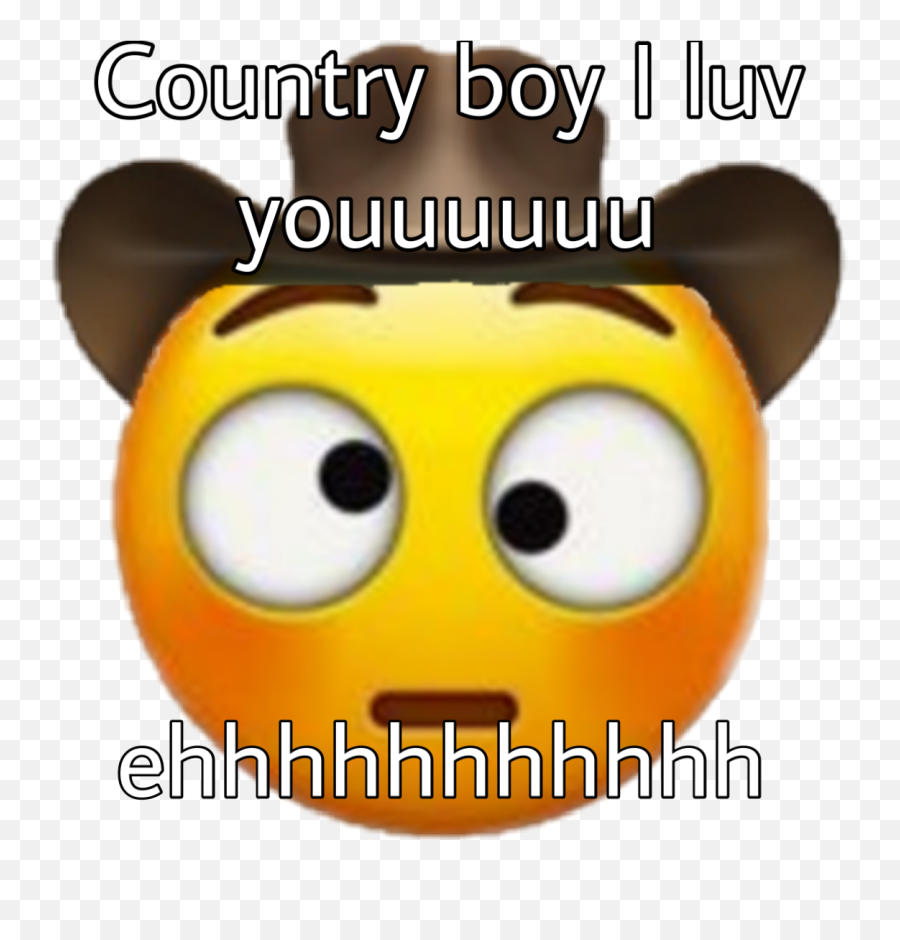 Sticker - Happy Emoji,Country Boy Emoticon