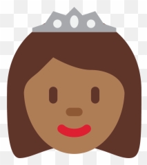Medium - Princess Emoji Twitter,Queen Emoji