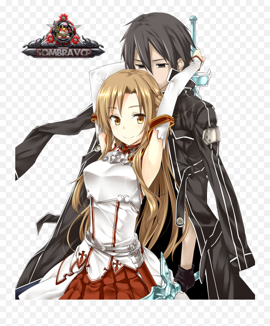 Render Sword Art Online Kirito Asuna - Asuna X Kirito Emoji,Fonditos 3d Emojis