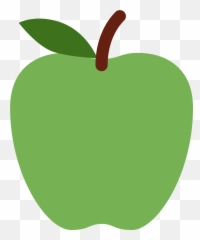 Green Apple Emoji Clipart - Green Apple Emoji Png,Green Emoji