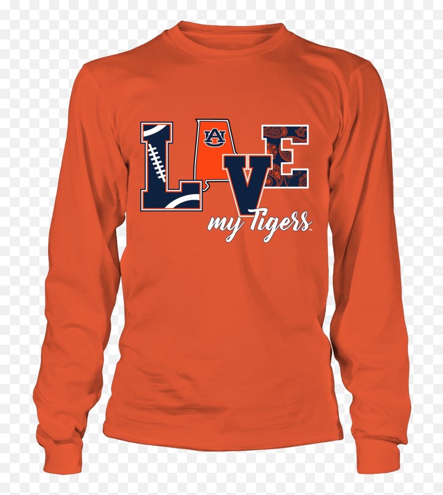 Auburn Tigers - Long Sleeve T Shirt Second Amendment Emoji,Auburn Football After The Game Emotions