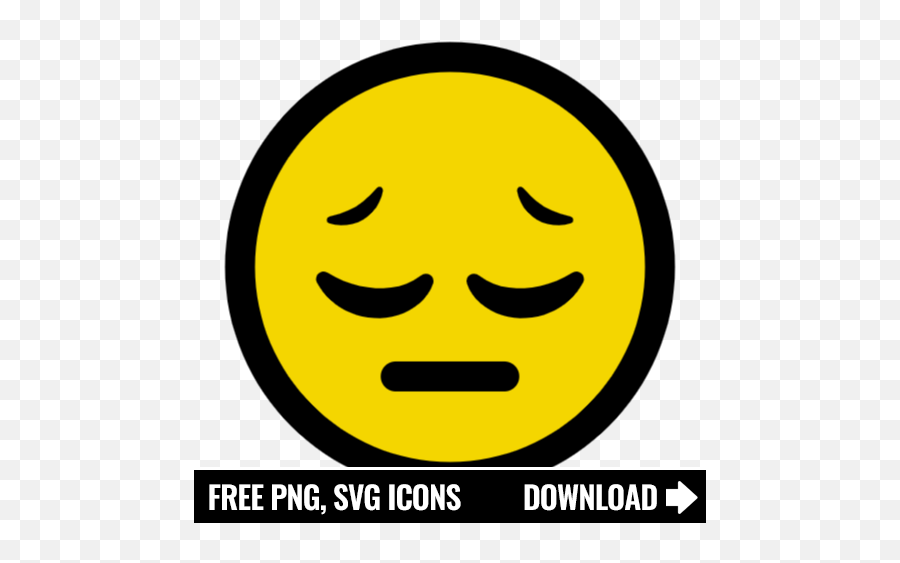 Free Sad Face Emoji Icon Symbol - Logo De Youtube Aesthetic,Emojis Icons Faces