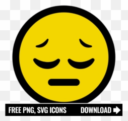 Free Sad Face Emoji Icon Symbol - Logo De Youtube Aesthetic,Emojis Icons Faces