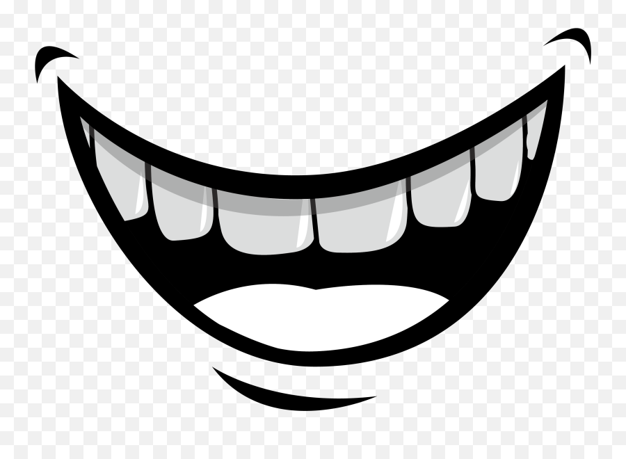 Mouth Cartoon Smile Clipart - Full Size Clipart 1094419 Transparent Background Mouth Clipart Emoji,Open Mouth Smile Emoji