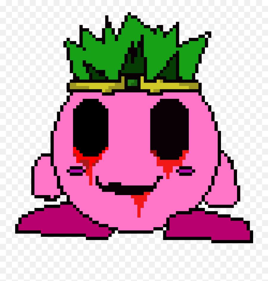 Pixilart - Cringey Horror Plasma Kirby By Anonymous Kirby Plasma Emoji,Kirby Emoticon
