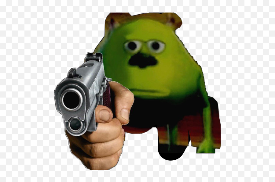 Mikewazowski Sticker By Aletlatelpa1490 - Luz With A Gun The Owl House Emoji,Mike Wazowki Meme Emoji