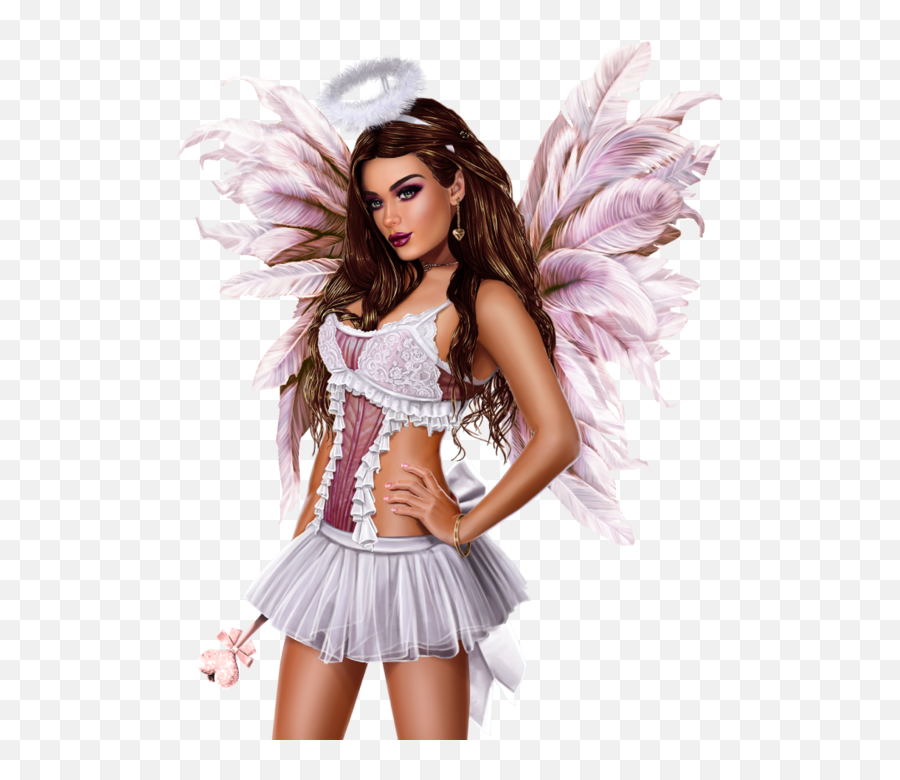 Woman Femme Female Girl Angel Halo - Fairy Emoji,Woman With Halo Emoji