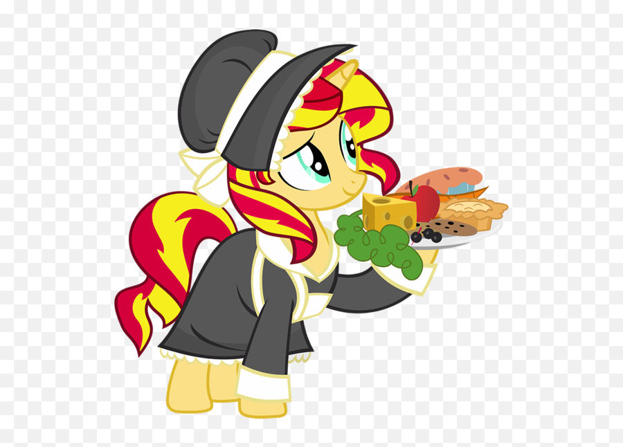 584405 - Apple Artistpixelkitties Bonnet Cheese Clothes My Little Pony Sunset Shimmer Grabing Emoji,Thanksgiving Animated Emotions