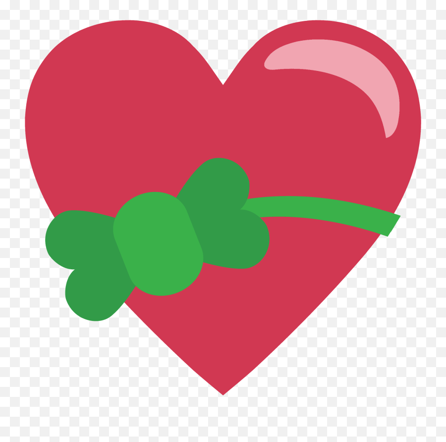 Heart With Ribbon Emoji Clipart - Girly,Ribbon Emoji