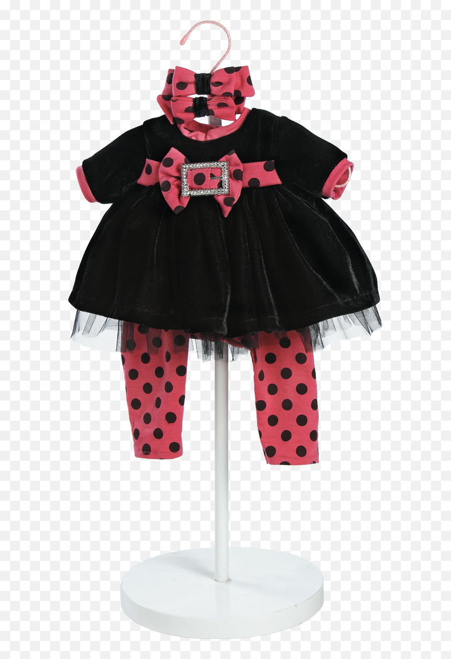 Black Velvet Outfit - 20 Play Doll Clothing And Accessories Bow Emoji,Emotion Dolls