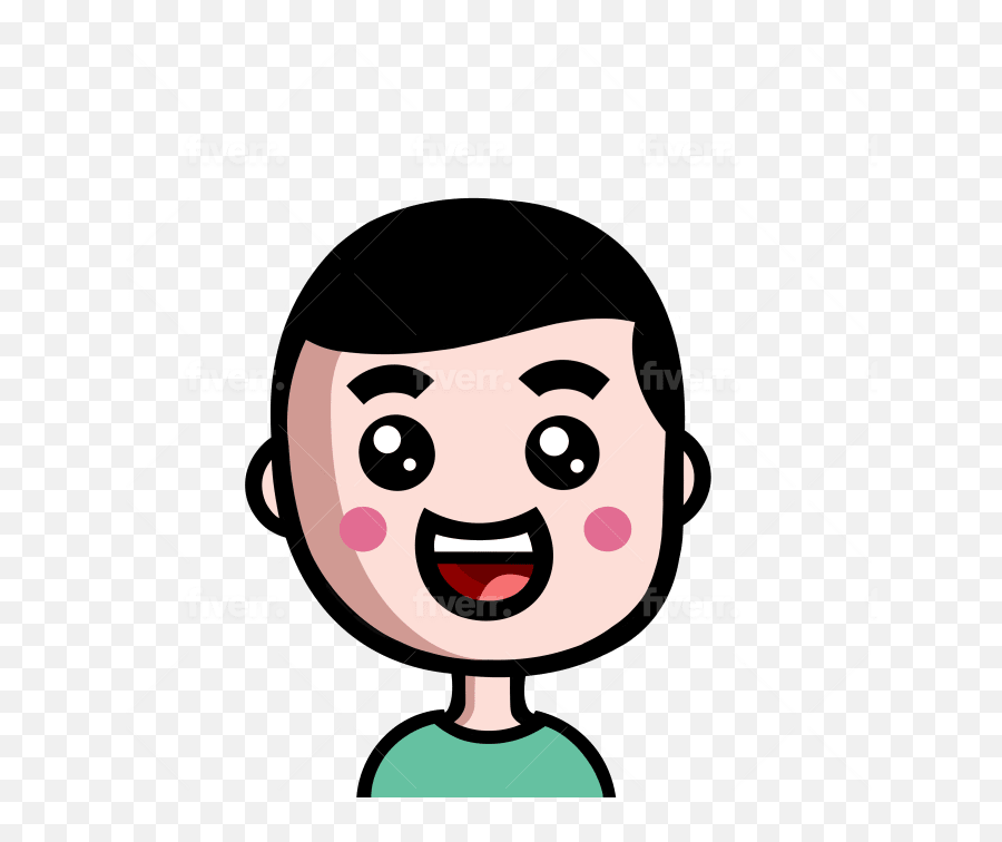 Draw A Simple 2d Cartoon Flat Design - Happy Emoji,How To Draw Cartoon Facial Emotions