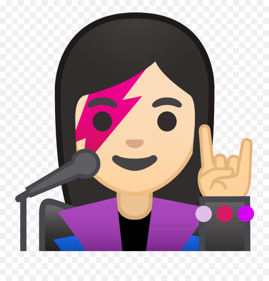 Woman Singer Light Skin Tone Icon - Man Singer Emoji,Popular Skin Tone Emojis