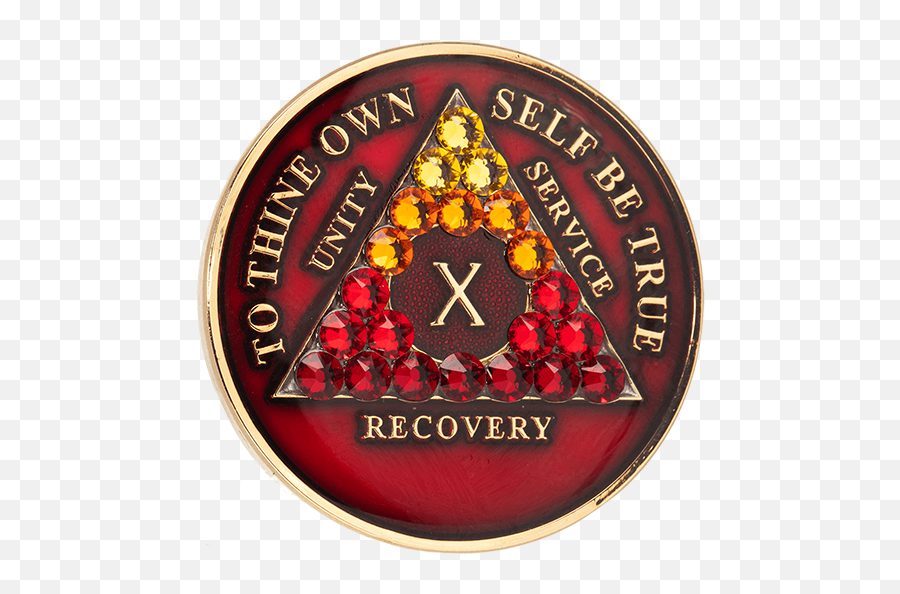 Your Serenity Store Aa Medallions - Thine Self Be True Coin Emoji,Sobriety Emojis