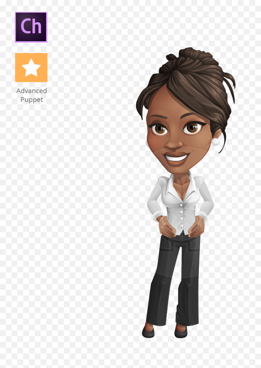 Chloe As Miss Profit Character Animator - Adobe Character Animator Puppet Emoji,Emotions Vs. Chloe