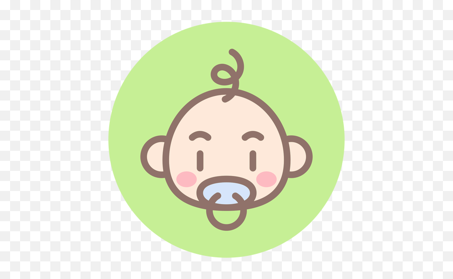 Baby Boy Head Circle Icon Transparent Emoji,Monkey Peeing Emoticon