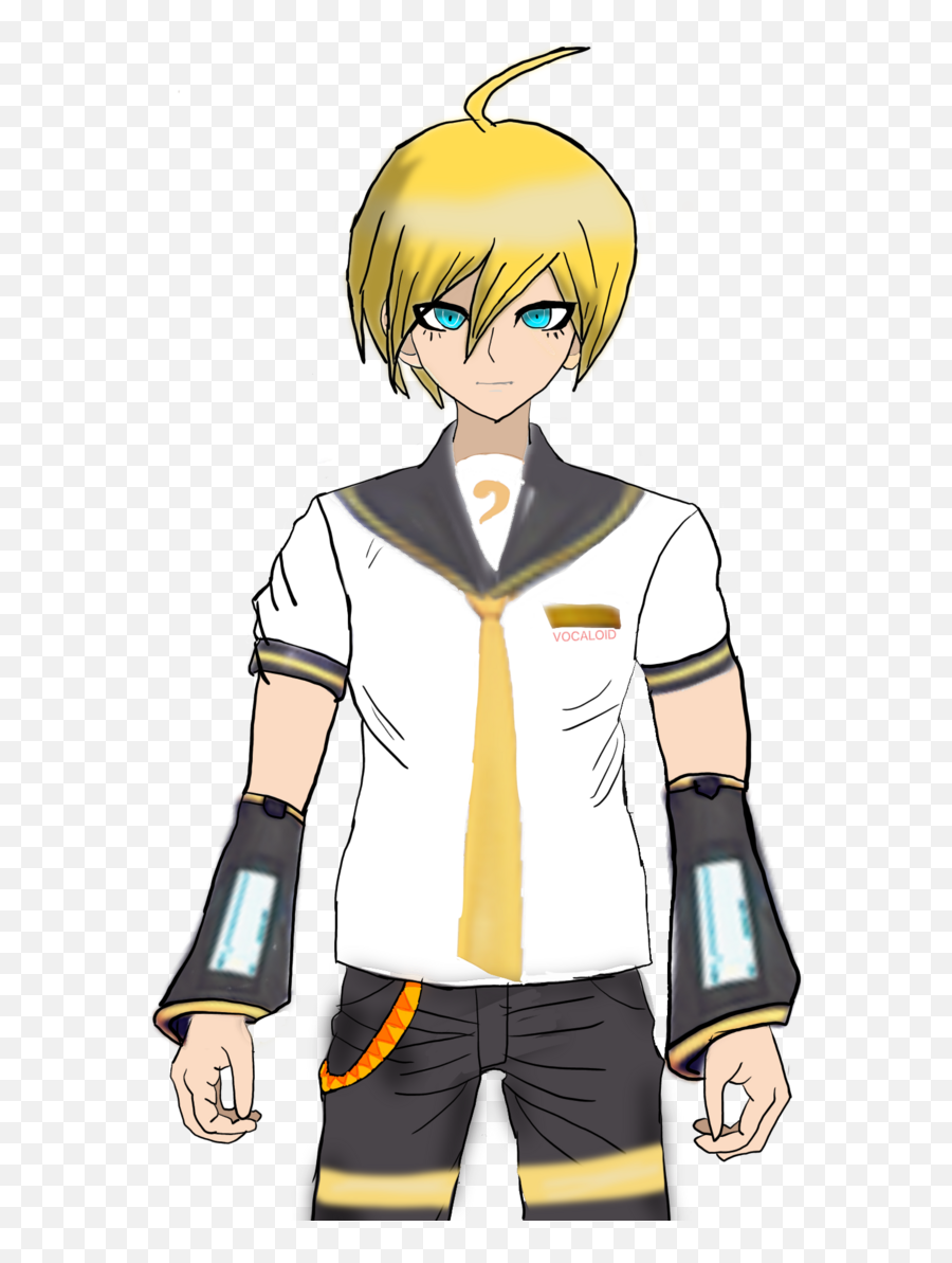 I Have Combined Shuichi Saihara With Len - Fandom Emoji,Kagamine Len Lost Emotion