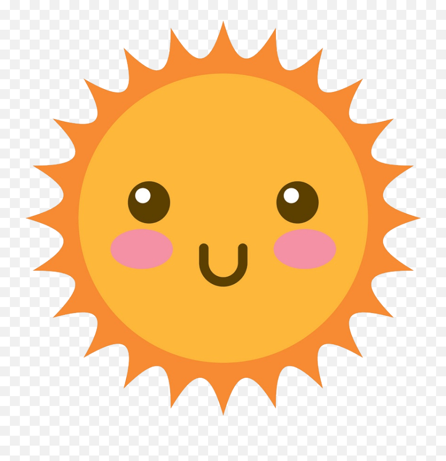 Sun Clipart - Clipartworld Emoji,Summer Kawaii Emoticon