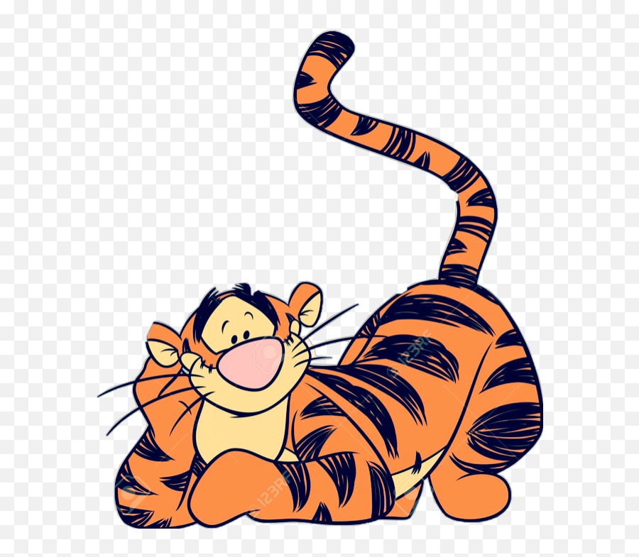 Tigger Sticker By Shereeramzi - Tigger Winnie The Pooh Emoji,Tigger Emoji