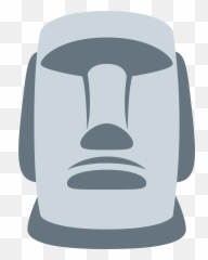 Moai Emoji Moyai Emoji,Clean Grey Emoji Discord