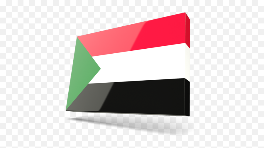Thin Rectangular Icon Illustration Of Flag Of Sudan Emoji,Indian Flag Emoji