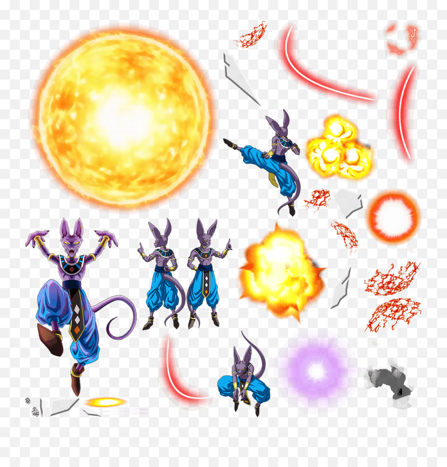 Umpire Of Annihilation Beerus Threadpic - Personajes En Beerus Assets Emoji,Emoji Movie La Pelicula