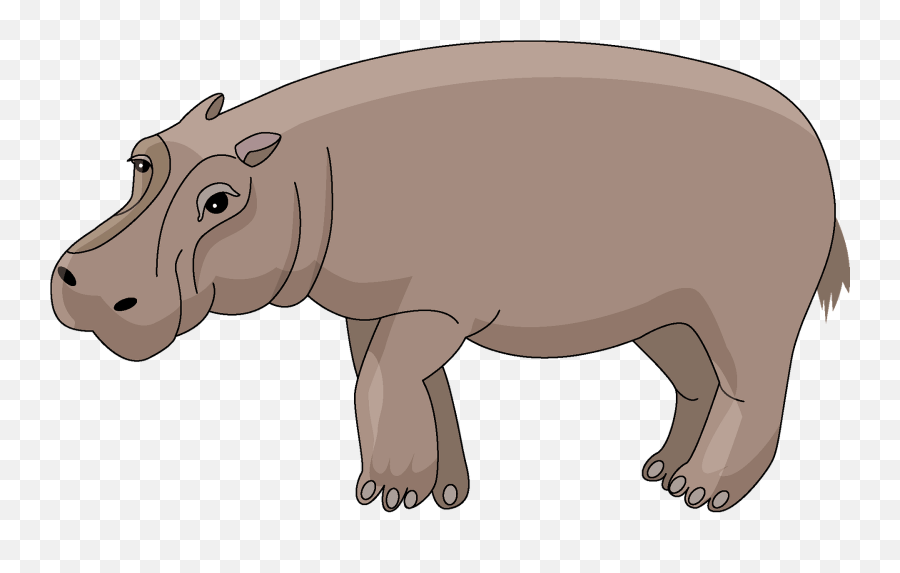 Hippo Clipart - Hippo Clipart Emoji,Hippopotamus Emoji