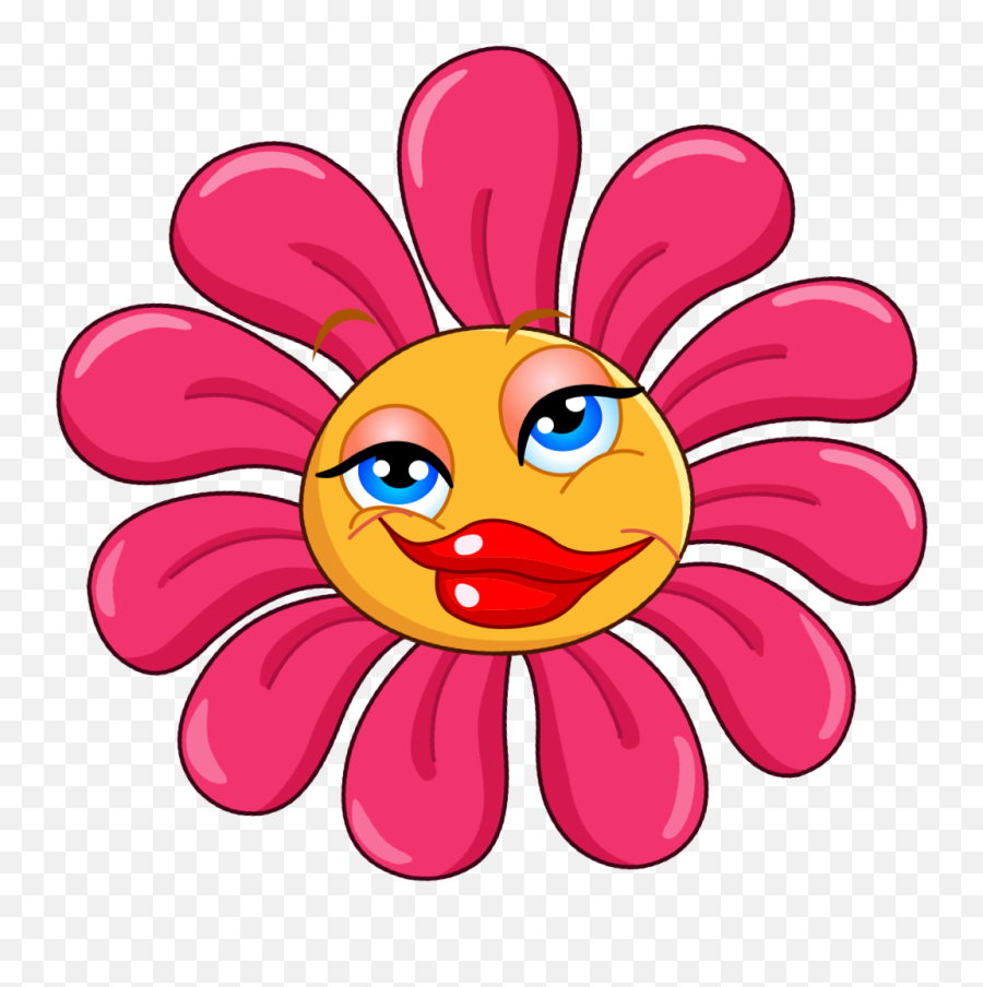 Emoji Mill - Flower Emoji Clipart,Usmc Flag Emoji