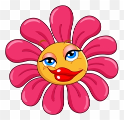 Emoji Mill - Flower Emoji Clipart,Usmc Flag Emoji