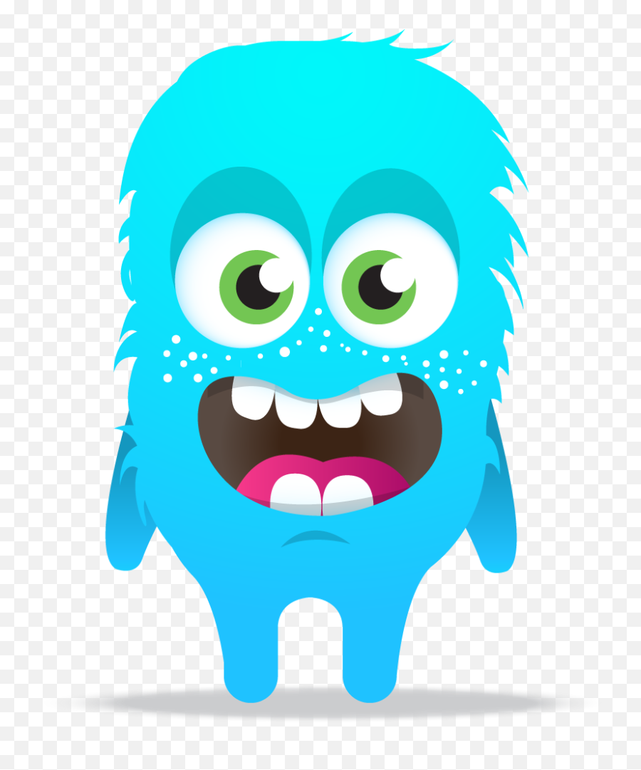 Blue Monster Transparent Background Png Mart - Transparent Monster Cartoon Png Emoji,Cookie Monster Emoticon