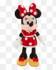 Disney Minnie Plush - Minnie Mouse Plush Png Emoji,Minnie Mouse Emoji For Iphone