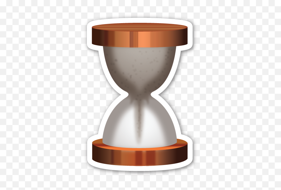 Hourglass With Flowing Sand Emoji Telegram Stickers - Emoji Reloj De Arena,Moyai Emoji