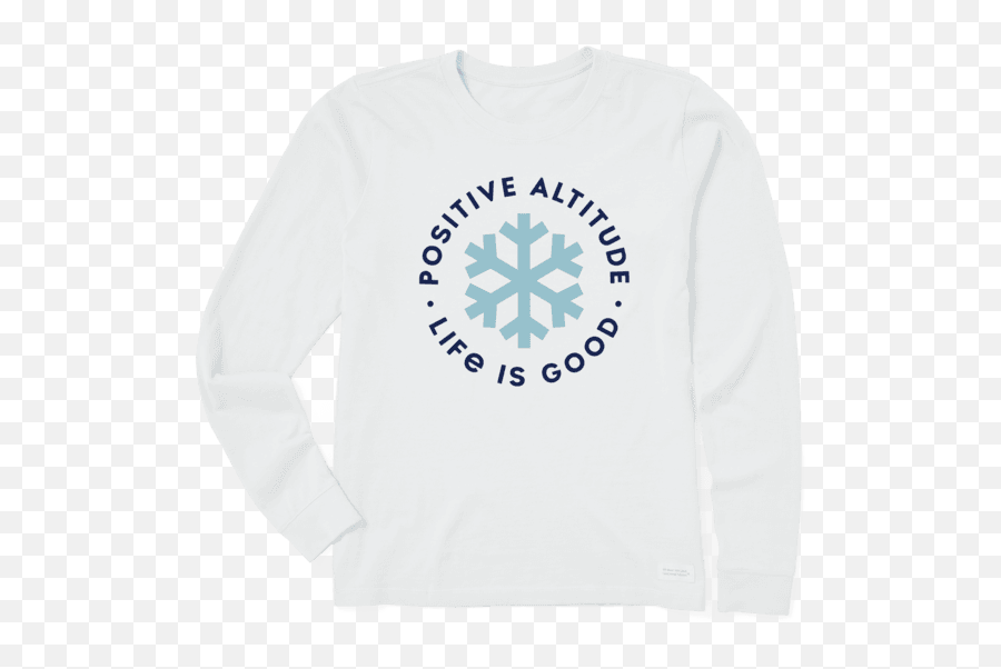 Positive Altitude Snowflake Crusher - Long Sleeve Emoji,Emoji Answers 66