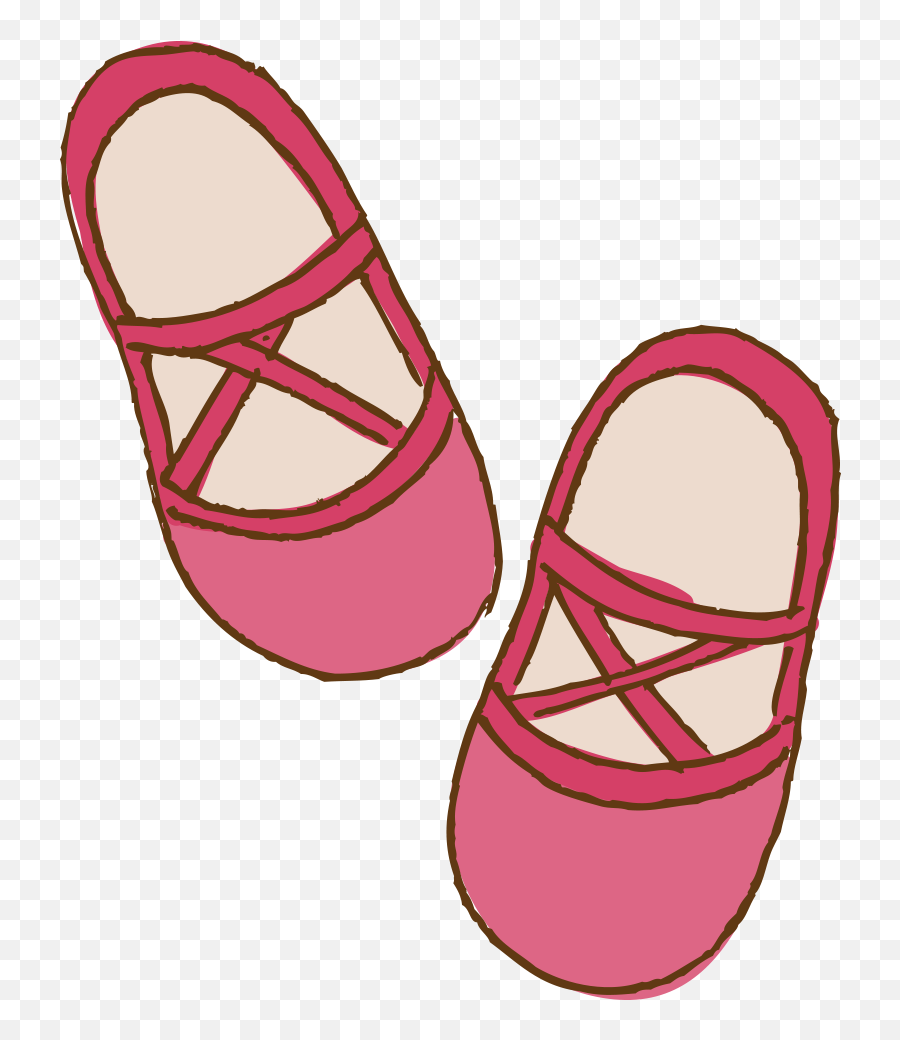 Jpg Free Slipper Flip Flops Drawing Clip Art Cartoon - Pink Shoes Cartoon Emoji,Ladies Emoji Slippers