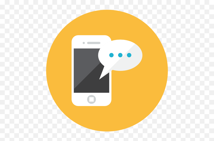 Smartphone Message Icon Kameleon Iconset Webalys - Smartphone Icon Emoji,Yin And Yang Emoji Iphone