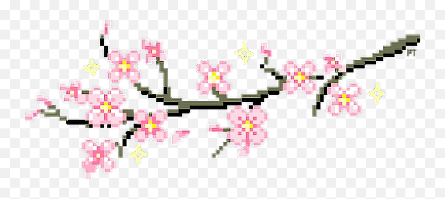 Tumblr Png Gif - Desktop Wallpaper Tenor Kawaii Flower Pink Aesthetic Gif Png Emoji,Cherry Blossom Emoji