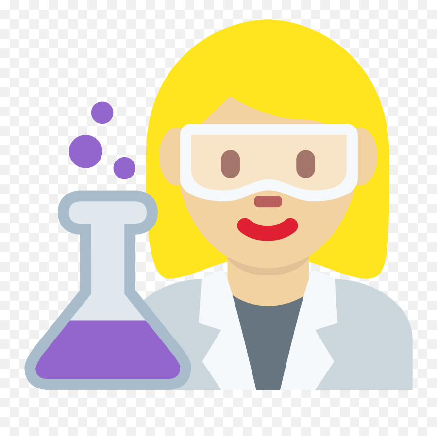 Woman Scientist Emoji Clipart - Science,Flask Emoji